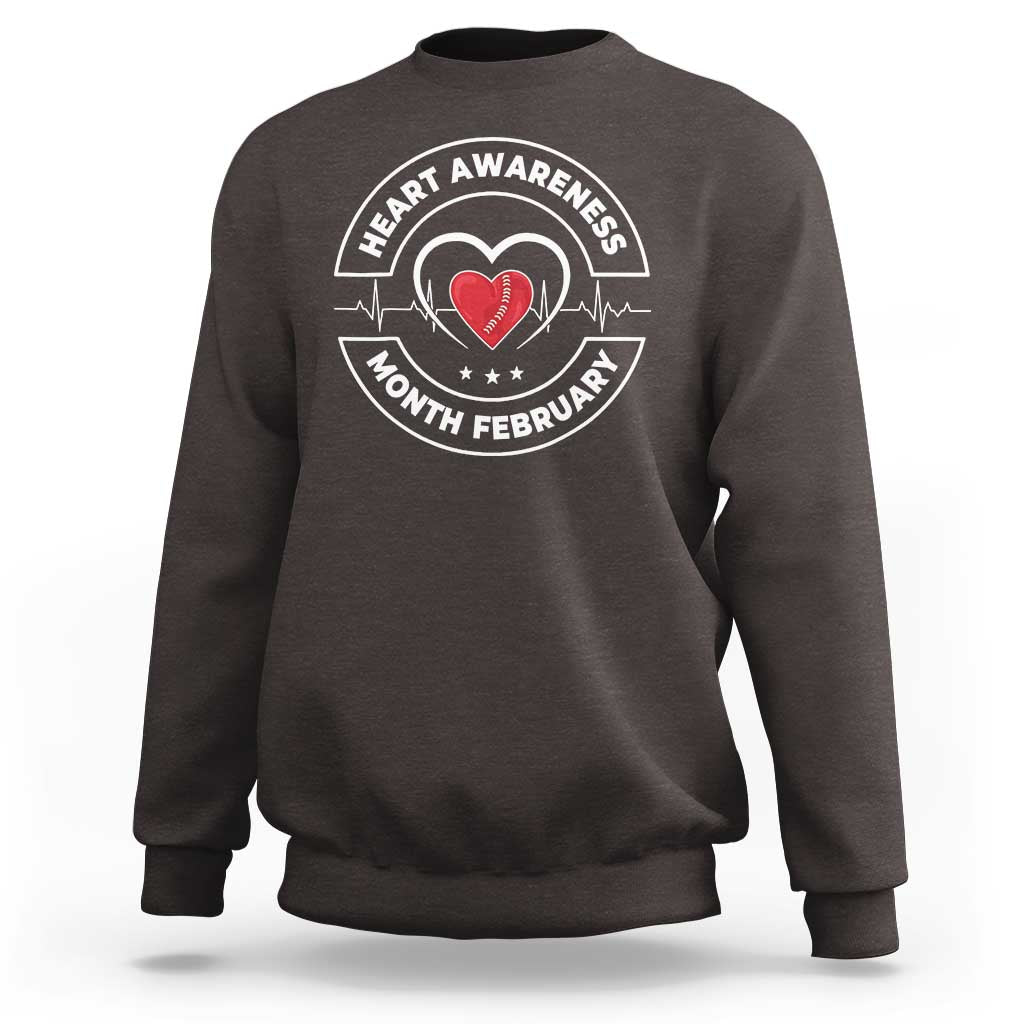 CHD Heart Disease Awareness Sweatshirt American Heart Health Month February