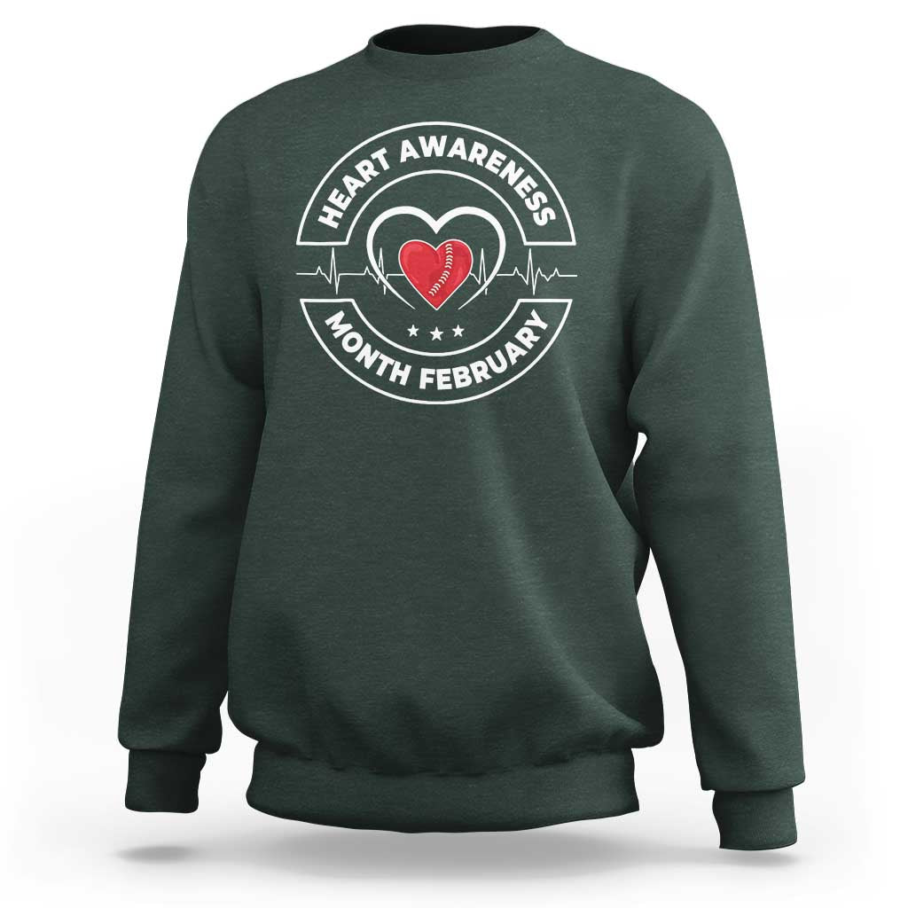 CHD Heart Disease Awareness Sweatshirt American Heart Health Month February