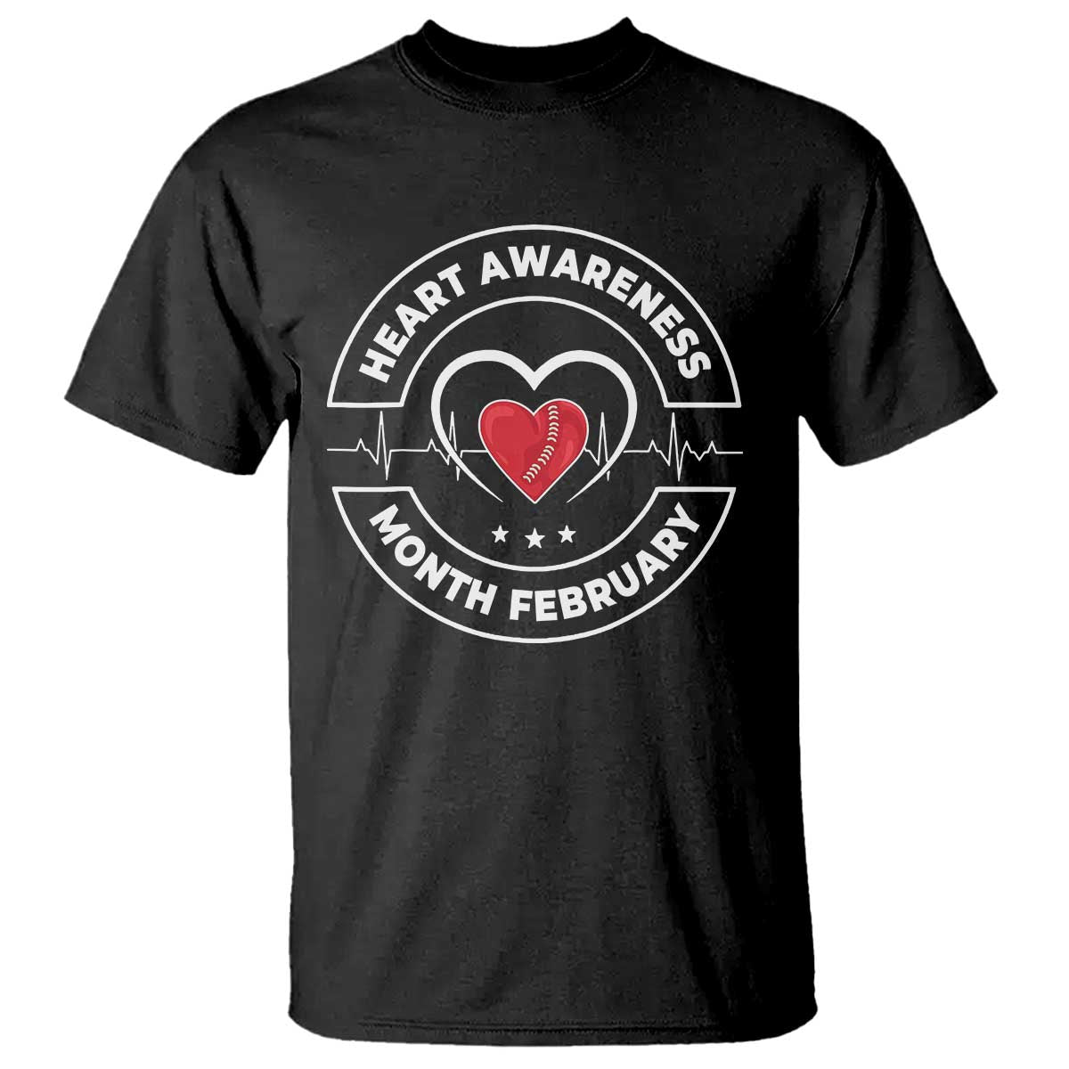 CHD Heart Disease Awareness T Shirt American Heart Health Month February