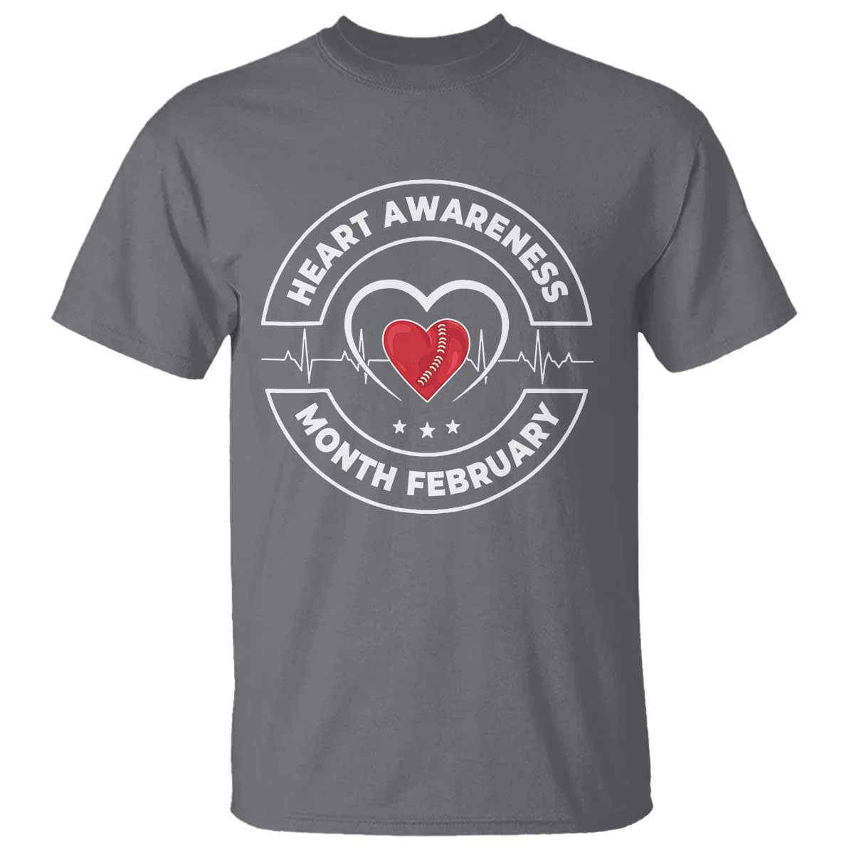 CHD Heart Disease Awareness T Shirt American Heart Health Month February