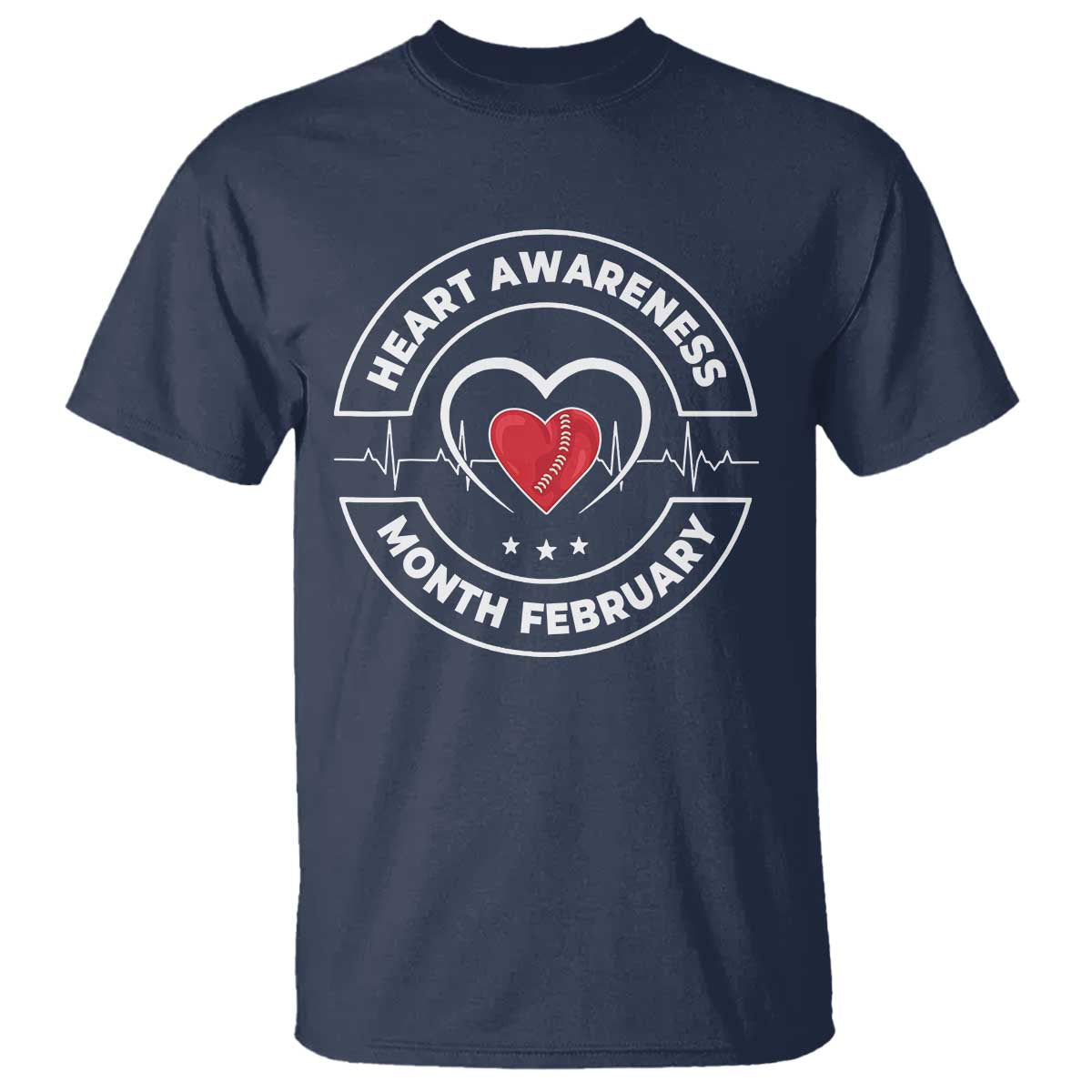 CHD Heart Disease Awareness T Shirt American Heart Health Month February
