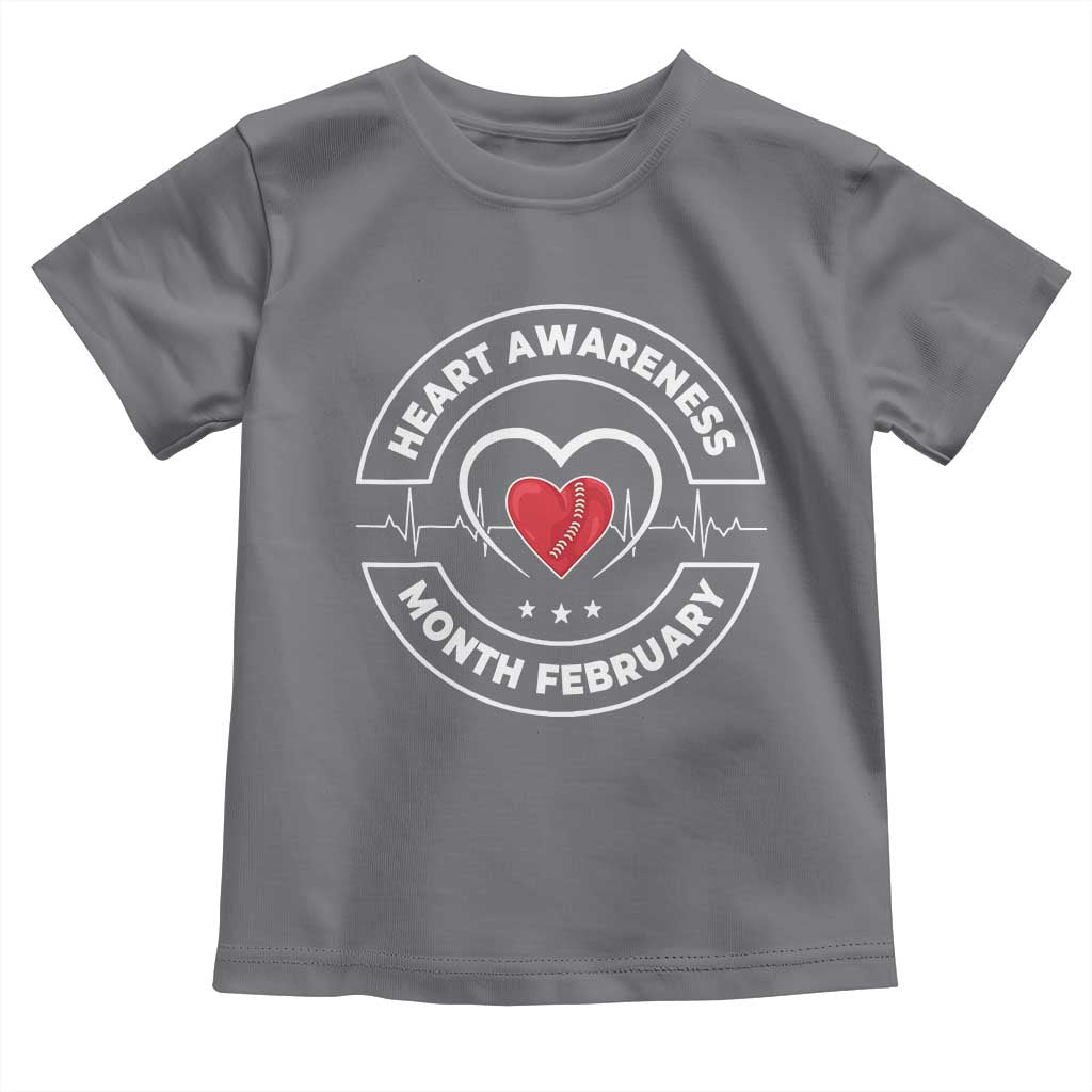 CHD Heart Disease Awareness Toddler T Shirt American Heart Health Month February