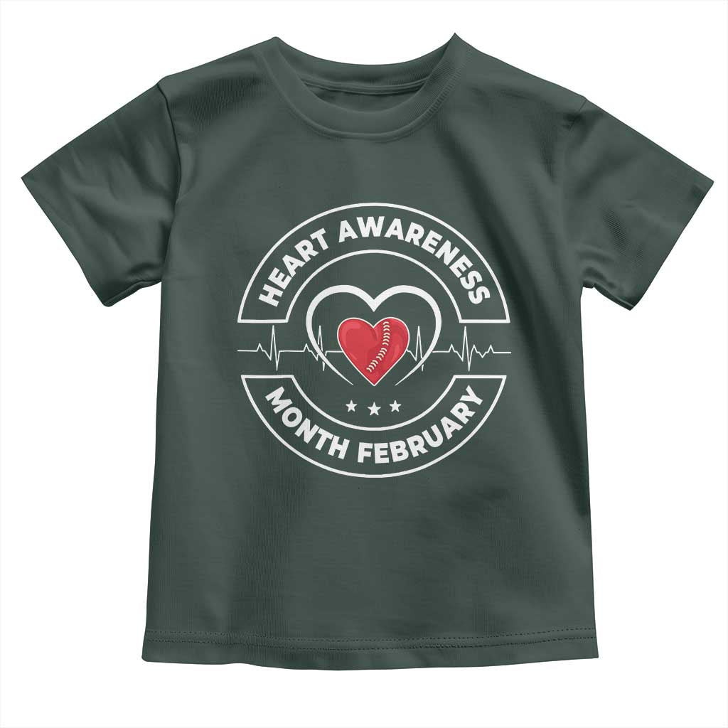 CHD Heart Disease Awareness Toddler T Shirt American Heart Health Month February