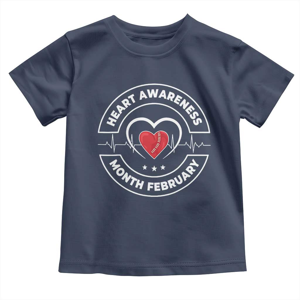 CHD Heart Disease Awareness Toddler T Shirt American Heart Health Month February