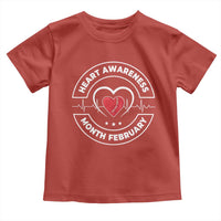 CHD Heart Disease Awareness Toddler T Shirt American Heart Health Month February