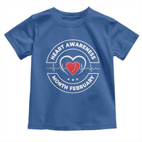 CHD Heart Disease Awareness Toddler T Shirt American Heart Health Month February