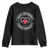 CHD Heart Disease Awareness Youth Sweatshirt American Heart Health Month February