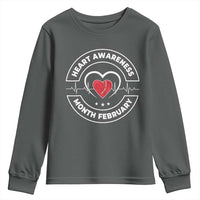 CHD Heart Disease Awareness Youth Sweatshirt American Heart Health Month February