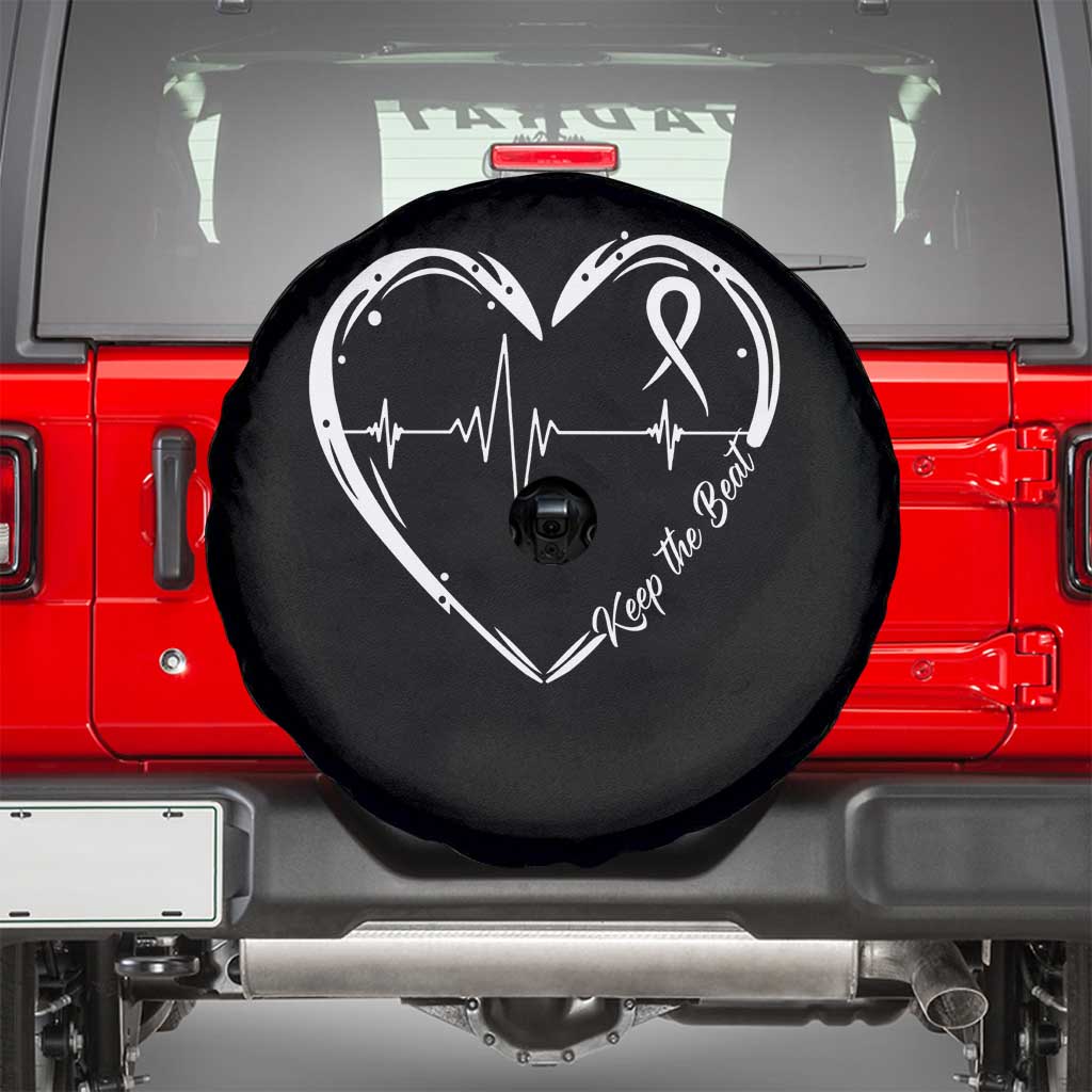 CHD Heart Disease Awareness Spare Tire Cover Wear Red Keep The Beat Heart Health
