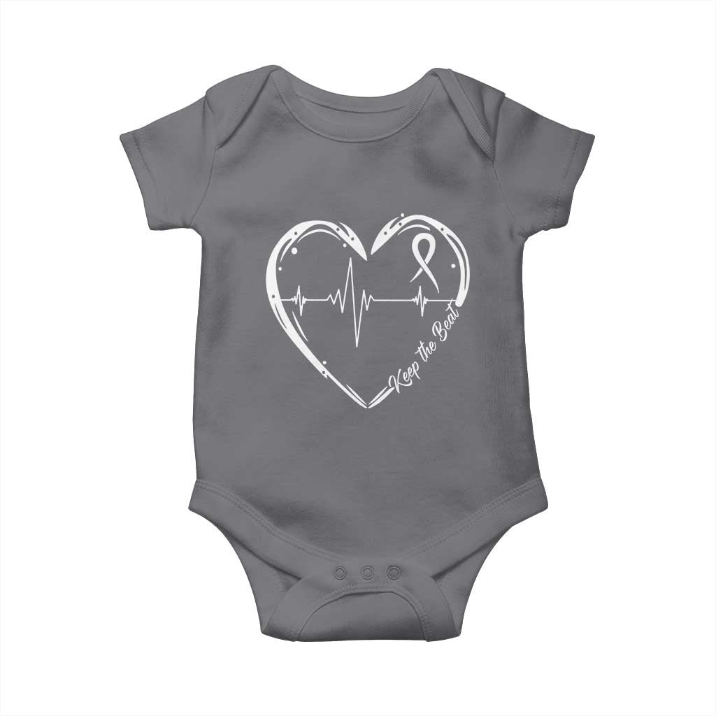 CHD Heart Disease Awareness Baby Onesie Wear Red Keep The Beat Heart Health
