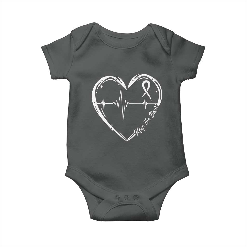 CHD Heart Disease Awareness Baby Onesie Wear Red Keep The Beat Heart Health