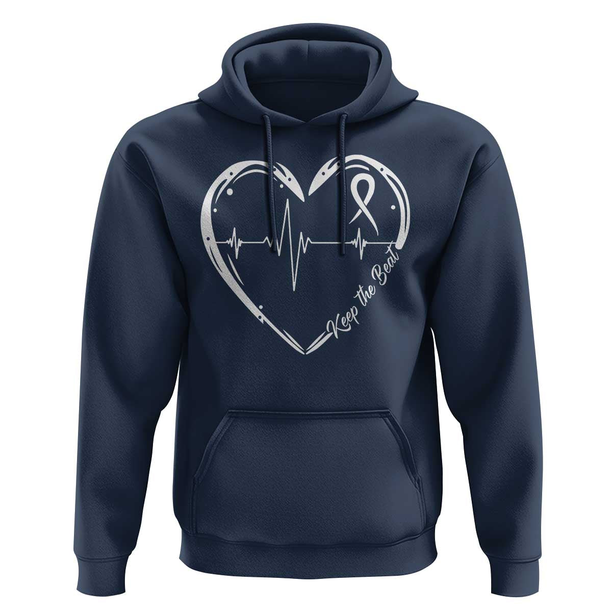 CHD Heart Disease Awareness Hoodie Wear Red Keep The Beat Heart Health