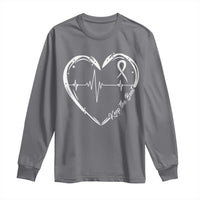 CHD Heart Disease Awareness Long Sleeve Shirt Wear Red Keep The Beat Heart Health