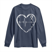 CHD Heart Disease Awareness Long Sleeve Shirt Wear Red Keep The Beat Heart Health