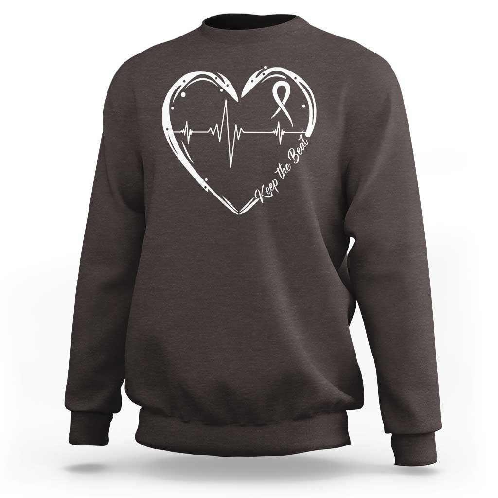 CHD Heart Disease Awareness Sweatshirt Wear Red Keep The Beat Heart Health