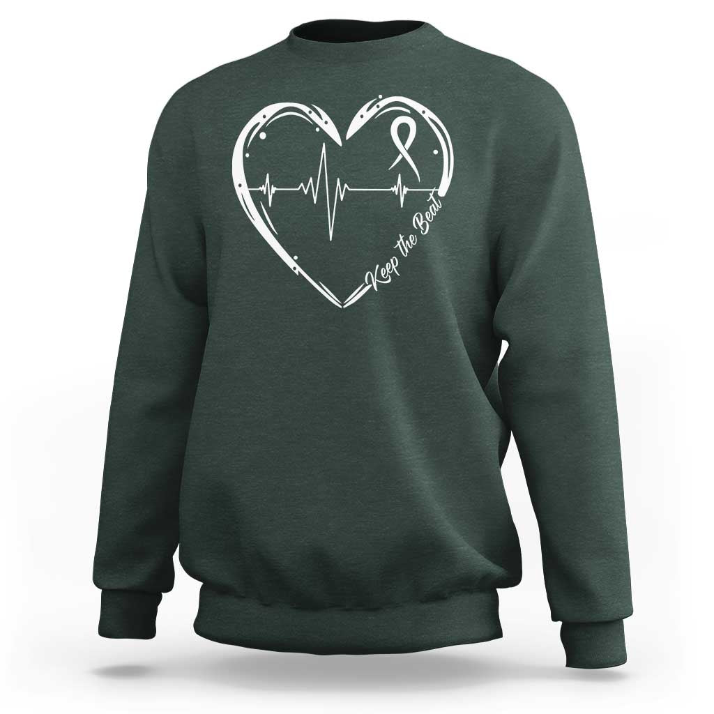 CHD Heart Disease Awareness Sweatshirt Wear Red Keep The Beat Heart Health