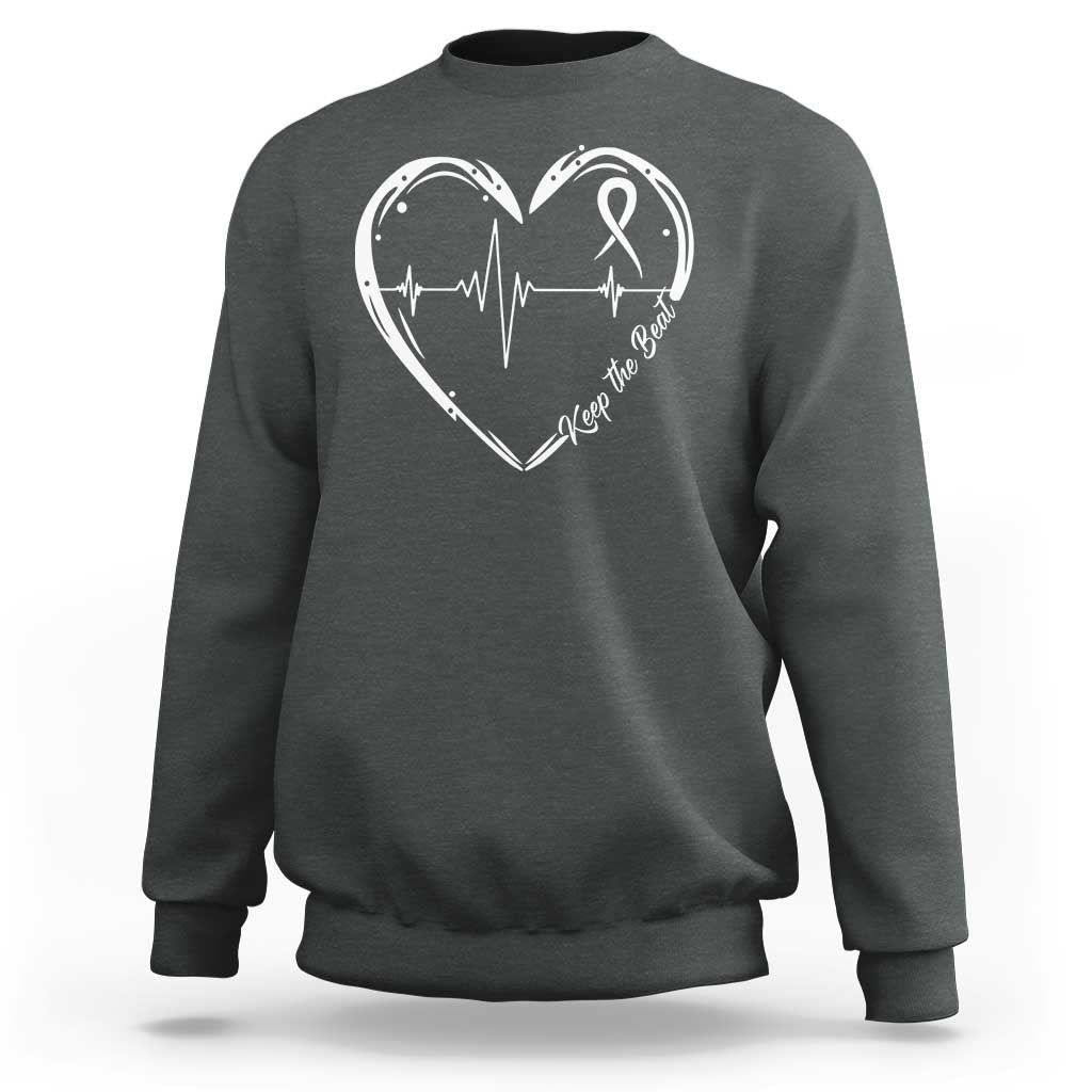 CHD Heart Disease Awareness Sweatshirt Wear Red Keep The Beat Heart Health