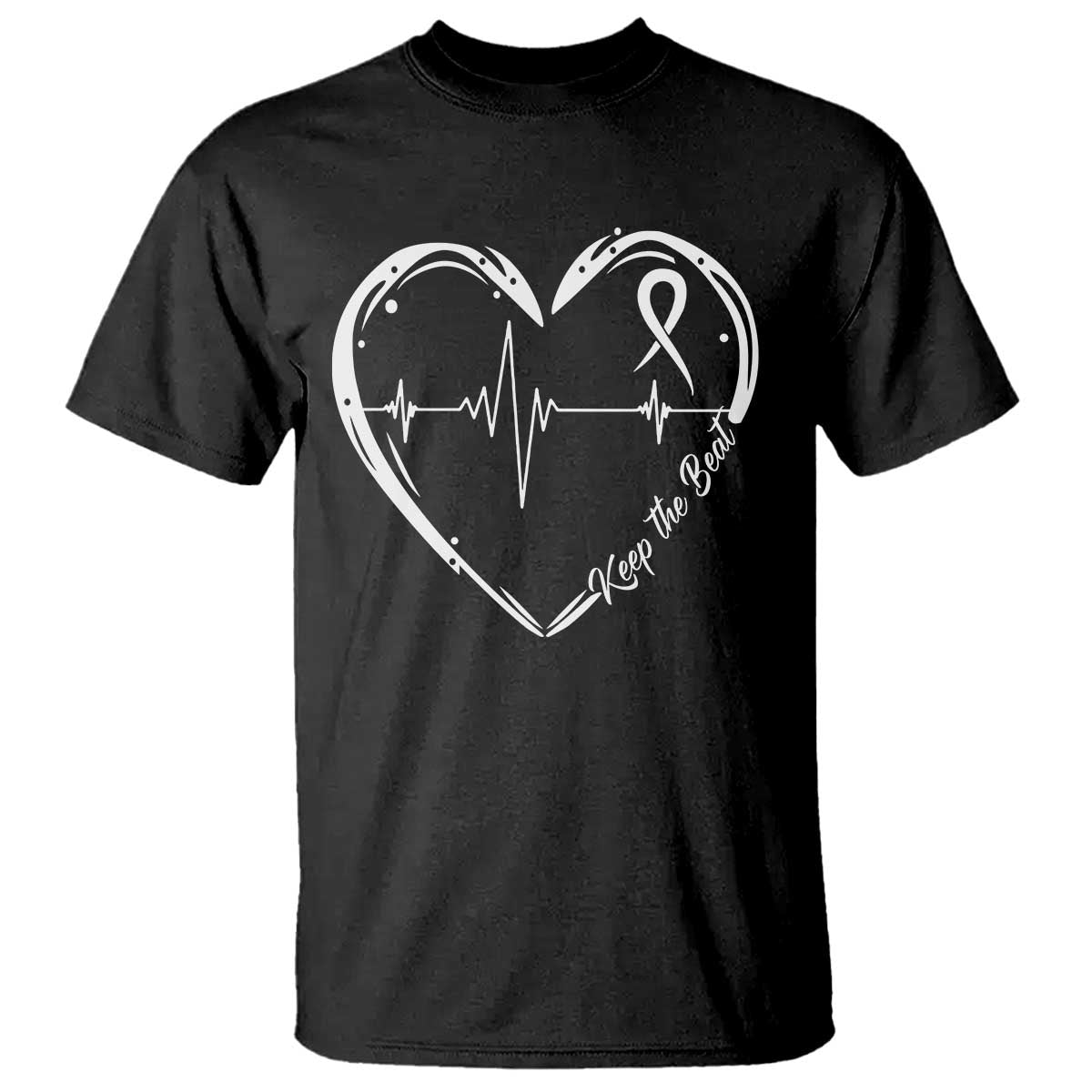 CHD Heart Disease Awareness T Shirt Wear Red Keep The Beat Heart Health
