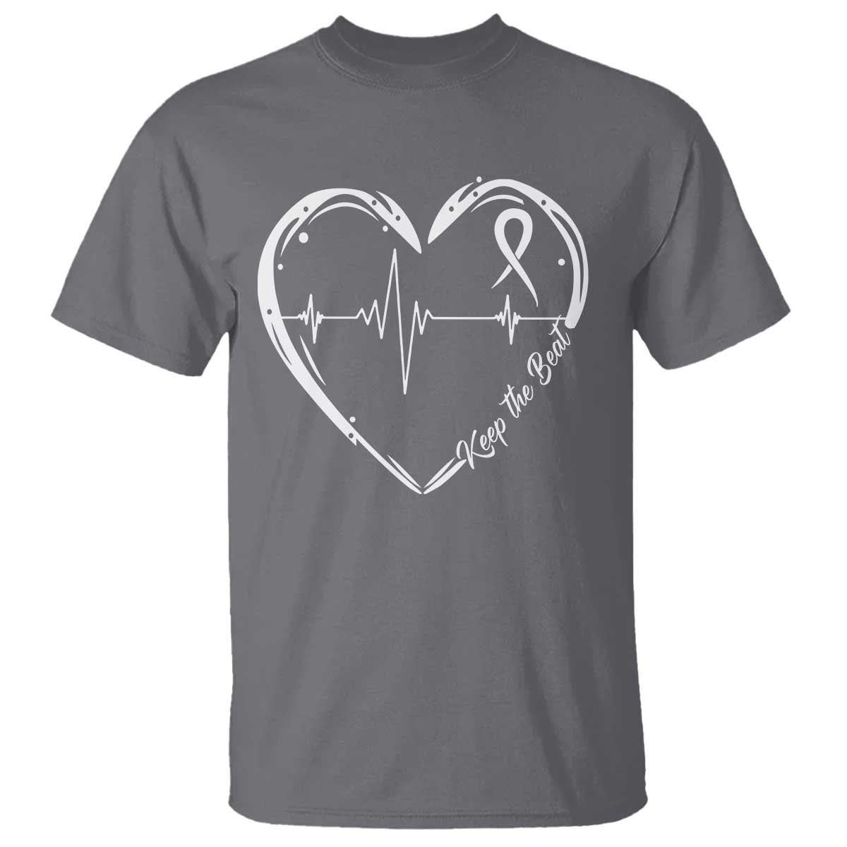 CHD Heart Disease Awareness T Shirt Wear Red Keep The Beat Heart Health