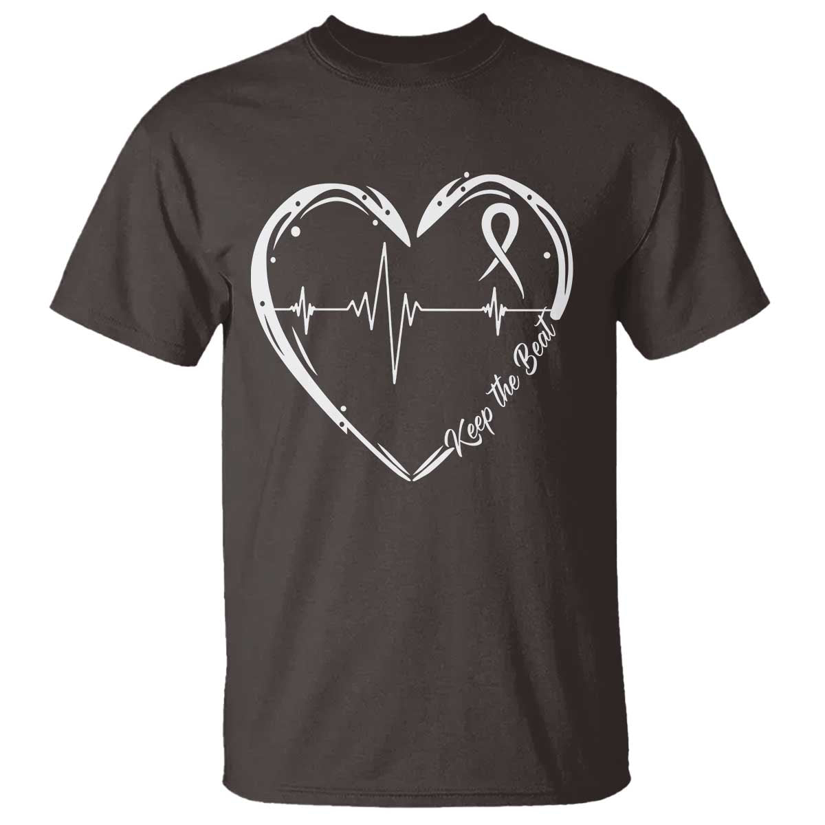 CHD Heart Disease Awareness T Shirt Wear Red Keep The Beat Heart Health