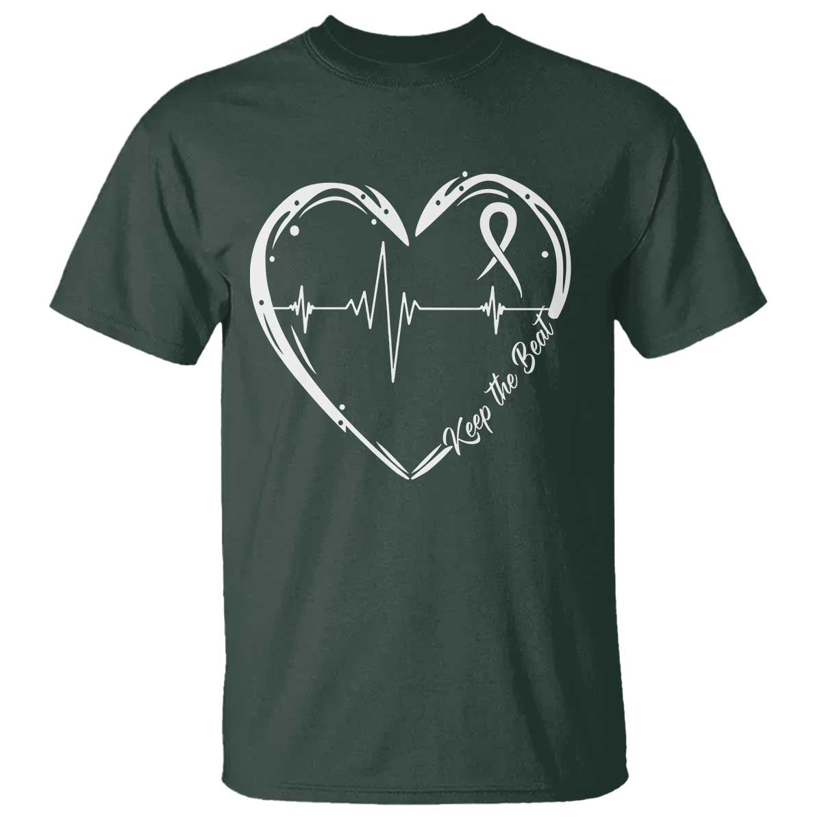 CHD Heart Disease Awareness T Shirt Wear Red Keep The Beat Heart Health