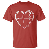 CHD Heart Disease Awareness T Shirt Wear Red Keep The Beat Heart Health