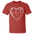 CHD Heart Disease Awareness T Shirt Wear Red Keep The Beat Heart Health
