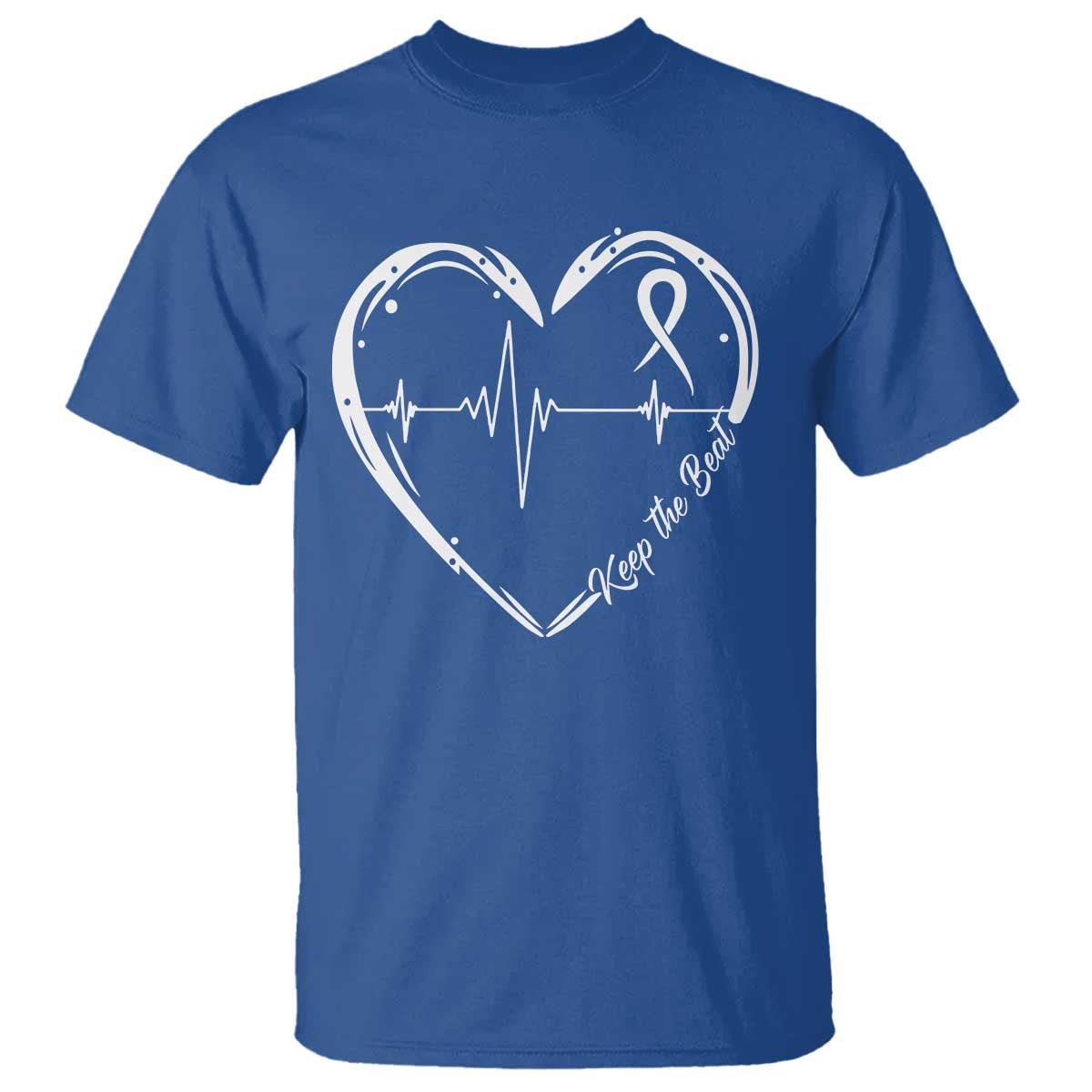 CHD Heart Disease Awareness T Shirt Wear Red Keep The Beat Heart Health