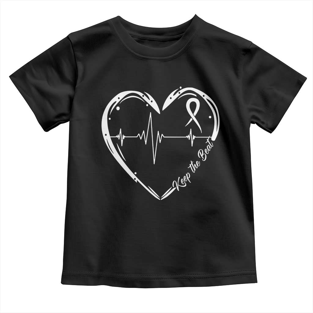 CHD Heart Disease Awareness Toddler T Shirt Wear Red Keep The Beat Heart Health