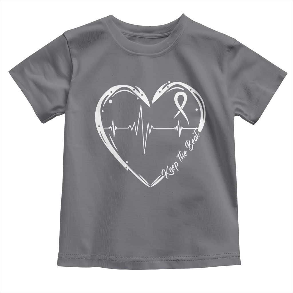CHD Heart Disease Awareness Toddler T Shirt Wear Red Keep The Beat Heart Health