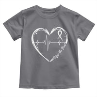 CHD Heart Disease Awareness Toddler T Shirt Wear Red Keep The Beat Heart Health