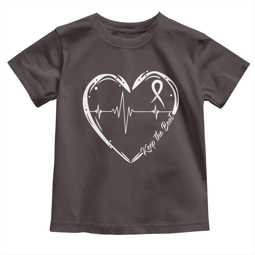 CHD Heart Disease Awareness Toddler T Shirt Wear Red Keep The Beat Heart Health