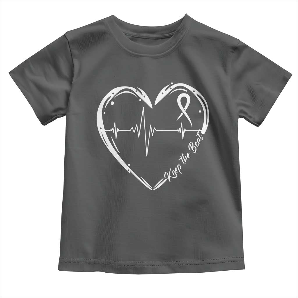 CHD Heart Disease Awareness Toddler T Shirt Wear Red Keep The Beat Heart Health