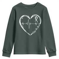 CHD Heart Disease Awareness Youth Sweatshirt Wear Red Keep The Beat Heart Health