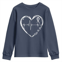 CHD Heart Disease Awareness Youth Sweatshirt Wear Red Keep The Beat Heart Health
