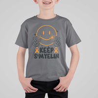 Multiple Sclerosis Awareness T Shirt For Kid Keep Smyelin MS Support