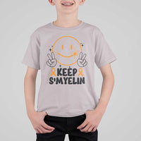 Multiple Sclerosis Awareness T Shirt For Kid Keep Smyelin MS Support