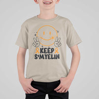 Multiple Sclerosis Awareness T Shirt For Kid Keep Smyelin MS Support