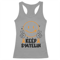 Multiple Sclerosis Awareness Racerback Tank Top Keep Smyelin MS Support