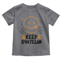 Multiple Sclerosis Awareness Toddler T Shirt Keep Smyelin MS Support