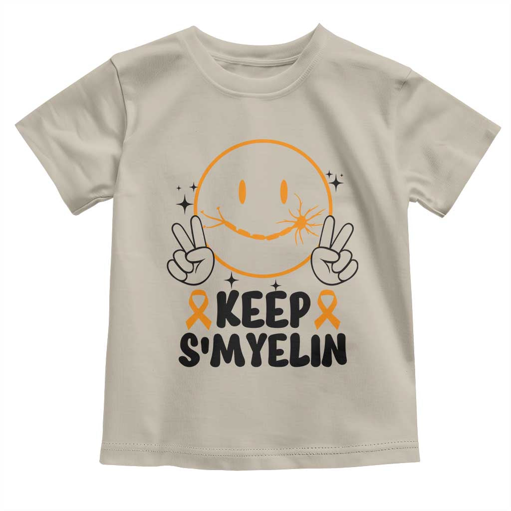 Multiple Sclerosis Awareness Toddler T Shirt Keep Smyelin MS Support