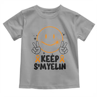 Multiple Sclerosis Awareness Toddler T Shirt Keep Smyelin MS Support