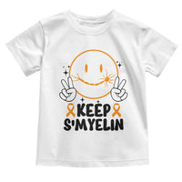 Multiple Sclerosis Awareness Toddler T Shirt Keep Smyelin MS Support