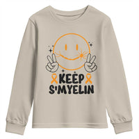 Multiple Sclerosis Awareness Youth Sweatshirt Keep Smyelin MS Support