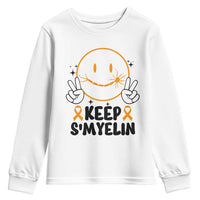 Multiple Sclerosis Awareness Youth Sweatshirt Keep Smyelin MS Support