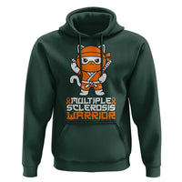 Multiple Sclerosis Warrior Hoodie Orange Ribbon MS Ninja