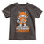 Multiple Sclerosis Warrior Toddler T Shirt Orange Ribbon MS Ninja