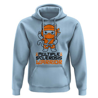 Multiple Sclerosis Awareness Hoodie Orange Ribbon MS Warrior Ninja