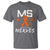 MS Gets On My Nerves Multiple Sclerosis Awareness T Shirt Orange Ribbon