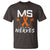 MS Gets On My Nerves Multiple Sclerosis Awareness T Shirt Orange Ribbon
